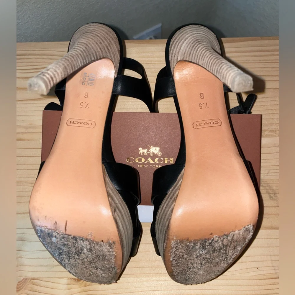 COACH Black Heels - Picture 6 of 13
